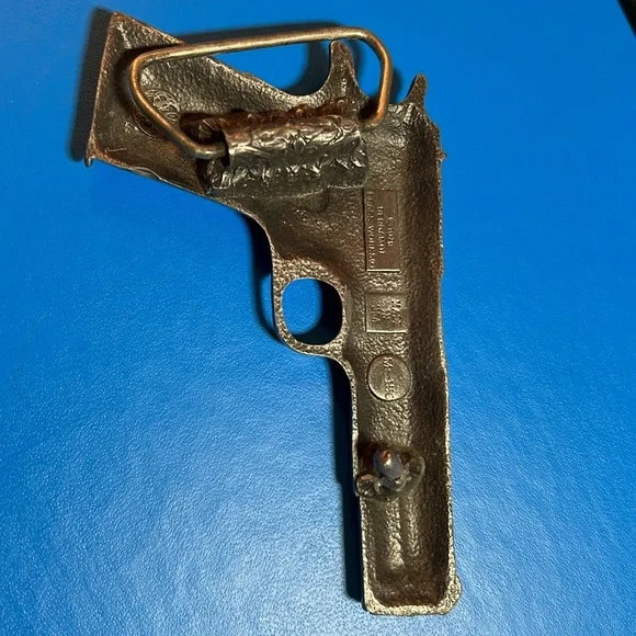 Vintage Bergamot Brassworks Gun Belt Buckle